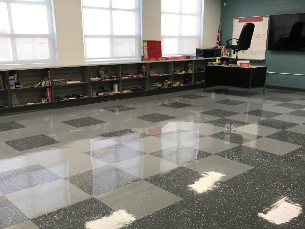 Daily and scheduled
janitorial cleaning